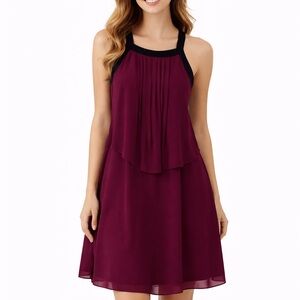 BCBGeneration Fuchsia and Black Dress